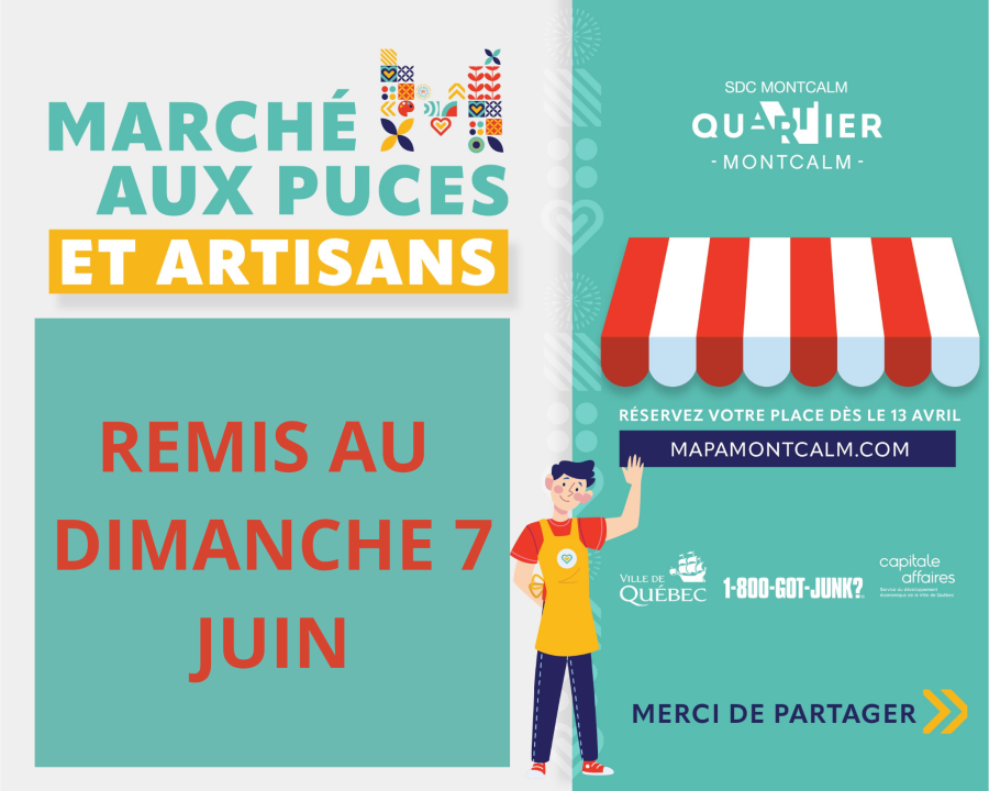 March&eacute; aux puces et artisans de Montcalm